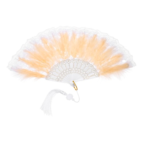 Vintage folding fan - vintage,