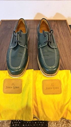 John lobb monaco green leather - lobb,