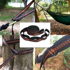 2PCS Heavy Duty Hammock Straps Adjustable Tree Hanging Belt Outdoor Suspension