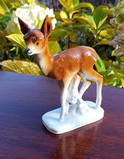 Vintage Ceramic Baby Deer /