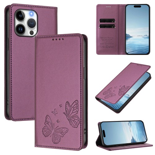 Magnetic leather butterfly - magnetic,