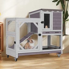 Rabbit Hutch 2-Story Wooden