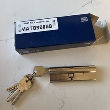 Winkhaus 5 Pin XR04 50mm 45mm Profile Double Lock Cylinder 95mm 6 Keys