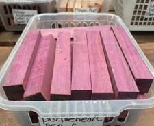 1 x Purpleheart Pen Blank 22 x