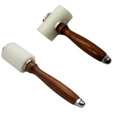 2 Pcs Leather Carving Hammer