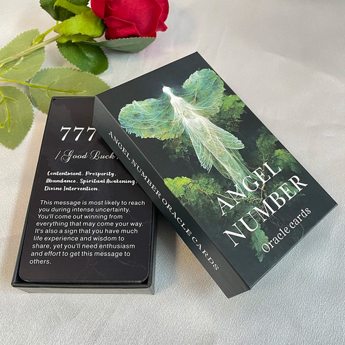Angel number oracle cards - number,