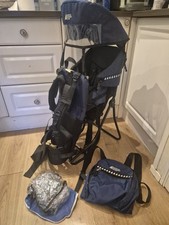 Mountain Equipment CO - OP child Baby Carrier all extras inc sun shade cargo bag