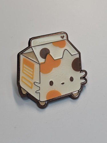 Orange meow milk lapel - orange,