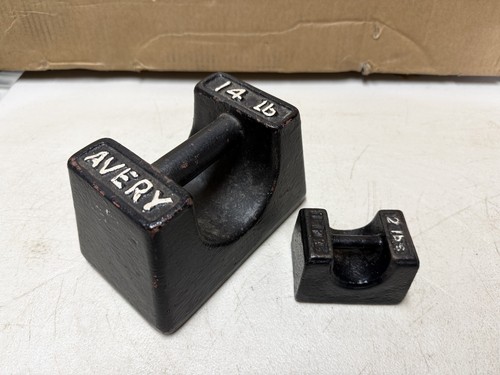 Vintage avery cast iron scale - avery,