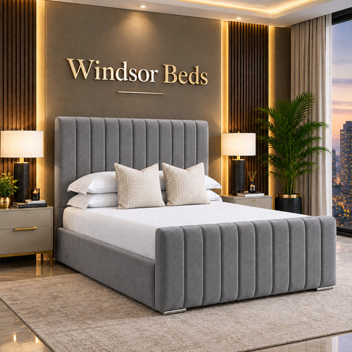 Luxury panel plush velvet bed - luxury,