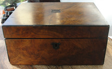 Victorian Burr Walnut Writing