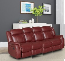 Burgundy Red Leather Gel