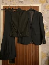 Next 3 Piece  Blue Slim Fit Suit Chest 38L, W 34, L 33L, W/C 38R