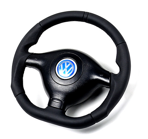 Trade flat leather steering - trade,