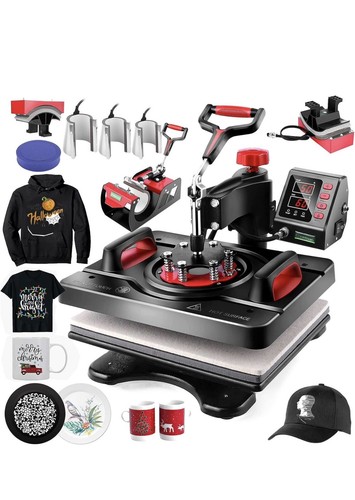 Heat press machine 1 - 8, in
