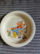 Antique Mabel Lucie Attwell charming child`s fairyland pottery china plate dish