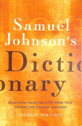 Samuel johnson dictionary by - samuel, johnson's