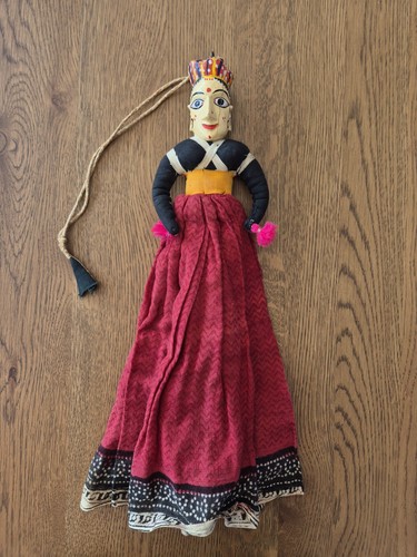 Vintage indian puppet a - vintage,