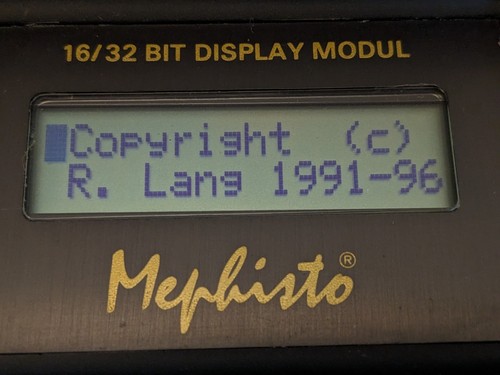 Chess computer module mephisto - chess,