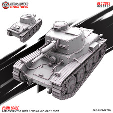 Praga LTP Light Tank – 28mm