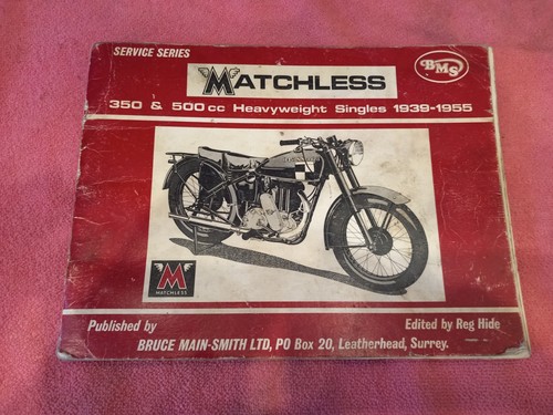 Bms matchless 350 - matchless, workshop
