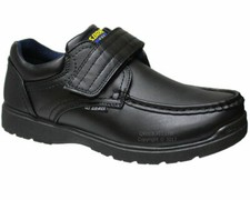 BOYS SMART BLACK SCHOOL SHOES