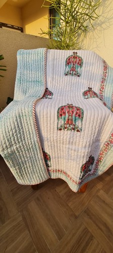 Baby blankets cotton hand made - cotton,