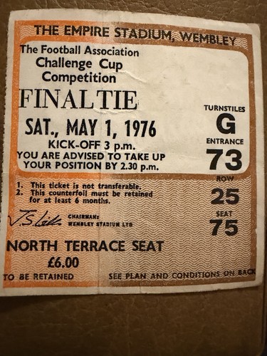 Original 1976 cup final - fa,