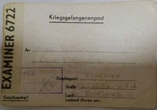 WW2 Prisoner Of War POW. Letter HOME from... Front Stalag 101 CAMBRAI Dated 1940