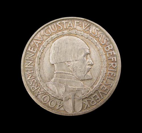 Sweden 1921 silver kroner - 2,