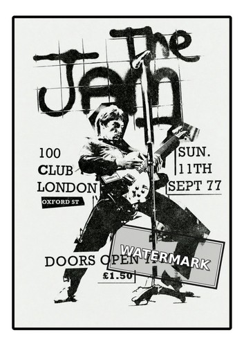 The jam gig poster - the, a3