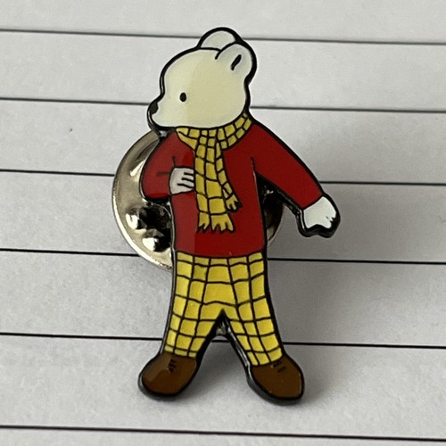 Rupert bear collectable pin - bear,