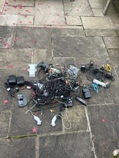 Job Lot Gaming Wii XBOX Controllers, Speakers, Wires, All Unchecked