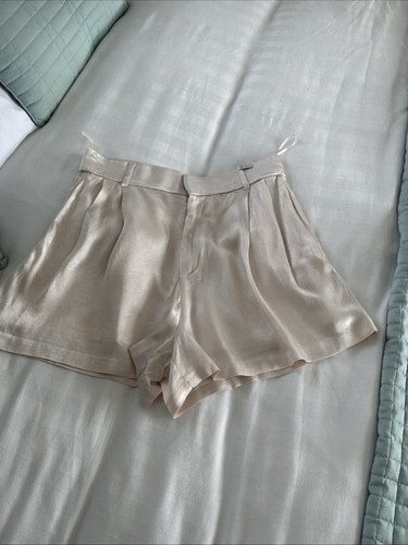 Ladies zara satin cream - cream, dress