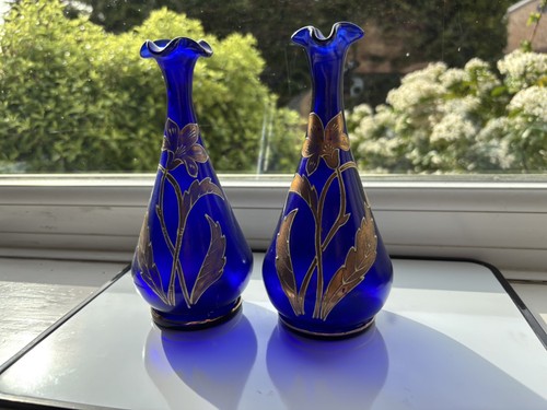 Pair cobalt blue art - blue, nouveau