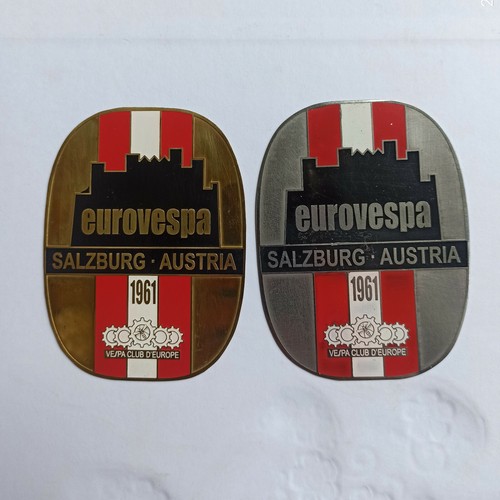 Vintage euro vespa badge club - vintage,