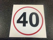 Rated KPH / MPH self adhesive