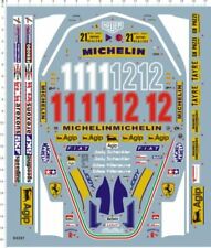 water slide decals 1/12 for