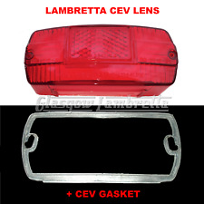 Lambretta Series 3 Li TV SX Special  CEV Type REAR LIGHT / LAMP LENS + GASKET