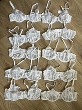 10 Lace White bra bundle New