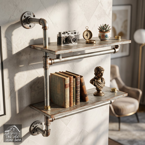 Industrial wall shelf metal - wall,