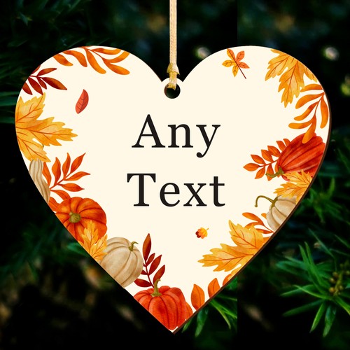 Personalised wooden heart - wooden,