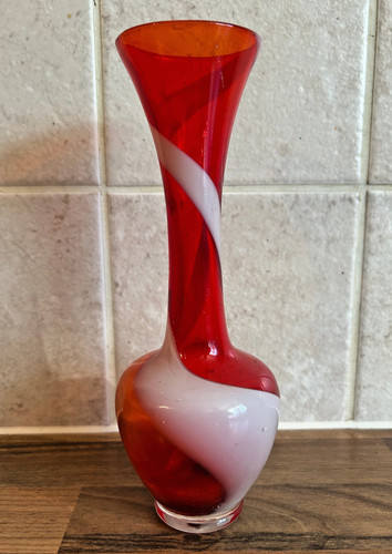Kamei glass vase red - vase,