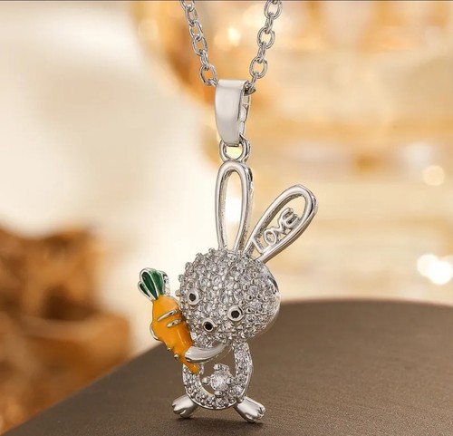 Cute bunny rabbit pendant - cute,