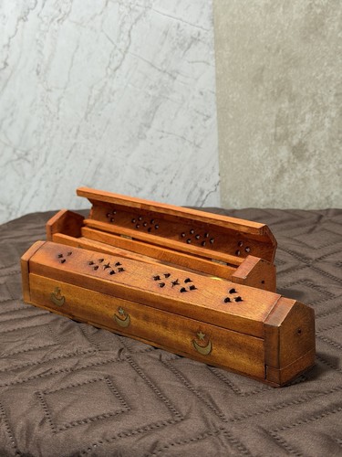 Wooden incense stick holder - incense,