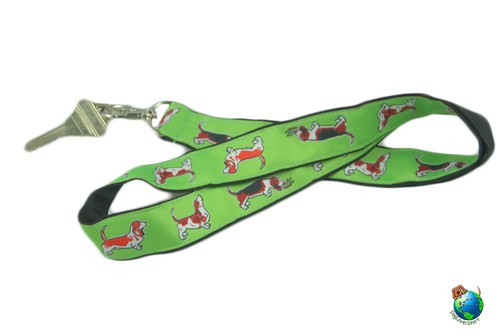 Basset hound lanyard key - basset,