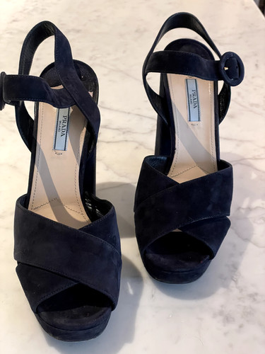 Prada navy blue - blue, platform
