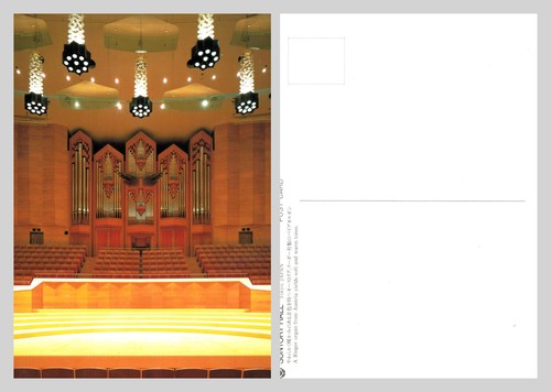 Postcard suntory hall pipe - postcard,
