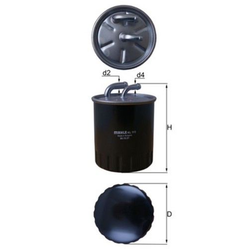 Fuel filter for - for, mercedes