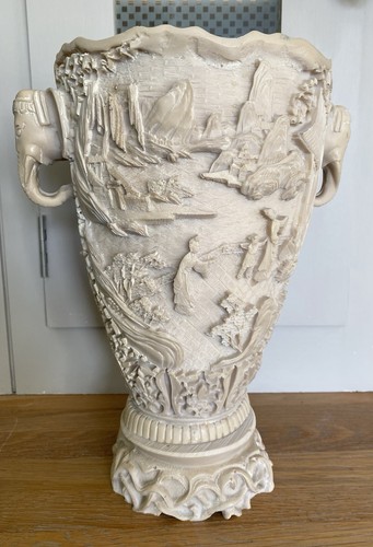 Large vintage chinese carved - chinese,